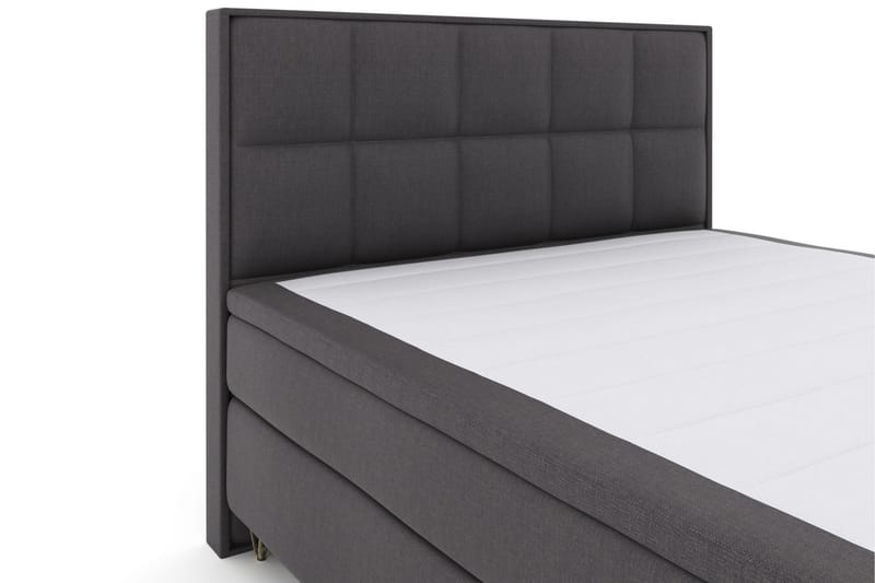 Komplett Sängpaket Choice No 4 180x200 Medium - Mörkgrå|Metall V-form - Möbler - Säng - Kontinentalsäng