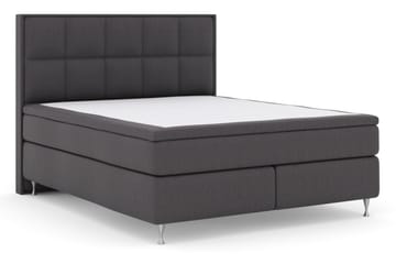 Komplett Sängpaket Choice No 4 180x200 Medium - Mörkgrå|Silver - Möbler - Säng - Kontinentalsäng