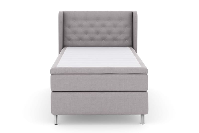 Komplett Sängpaket Choice No 5 120x200 Fast Latex - Ljusgrå|Metall - Komplett sängpaket - Kontinentalsäng