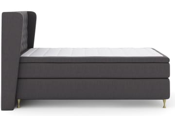 Komplett Sängpaket Choice No 5 120x200 Fast Watergel - Mörkgrå|Guld - Möbler - Säng - Kontinentalsäng