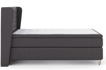 Komplett Sängpaket Choice No 5 120x200 Fast Watergel - Mörkgrå|Metall V-form - Möbler - Säng - Kontinentalsäng