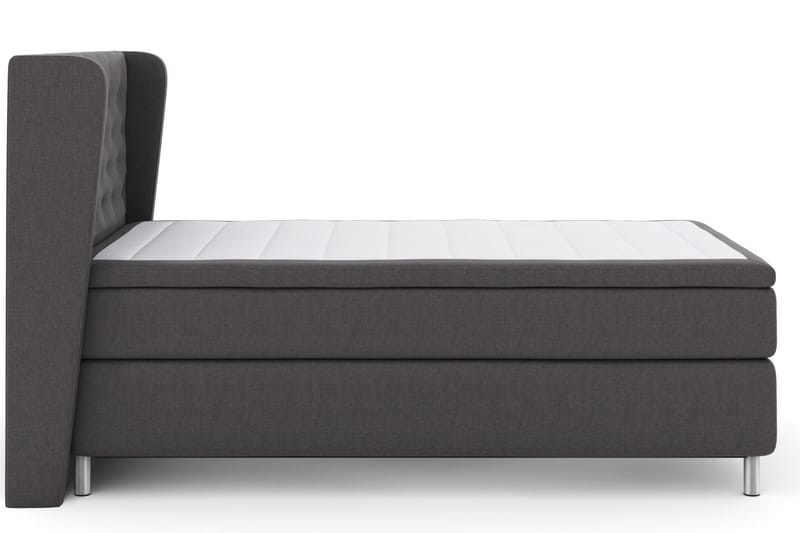 Komplett Sängpaket Choice No 5 120x200 Fast Watergel - Mörkgr�å|Metall - Möbler - Säng - Kontinentalsäng