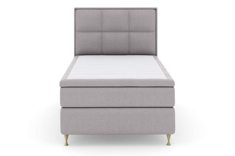 Komplett Sängpaket Choice No 5 120x200 Medium Latex - Ljusgrå|Guld - Möbler - Säng - Kontinentalsäng