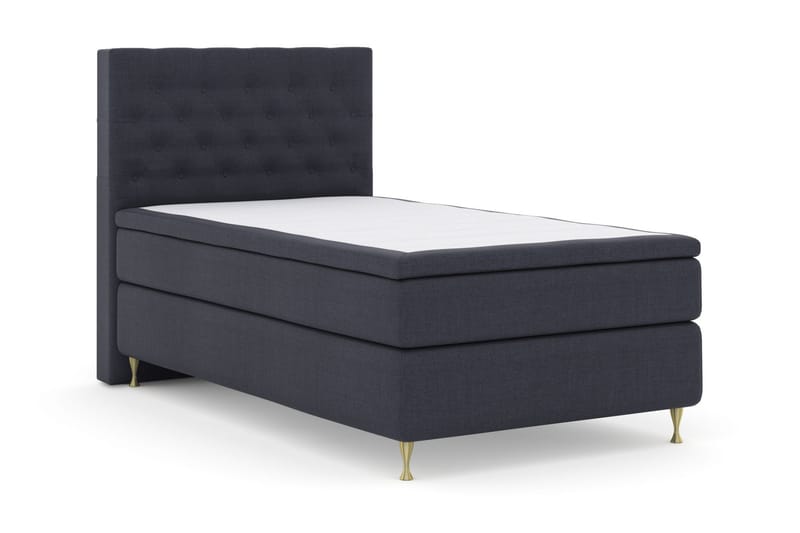 Komplett Sängpaket Choice No 5 120x200 Medium Watergel - Blå|Guld - Kontinentalsäng - Komplett sängpaket