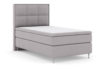 Komplett Sängpaket Choice No 5 120x200 Medium Watergel - Ljusgrå|Silver - Möbler - Säng - Kontinentalsäng