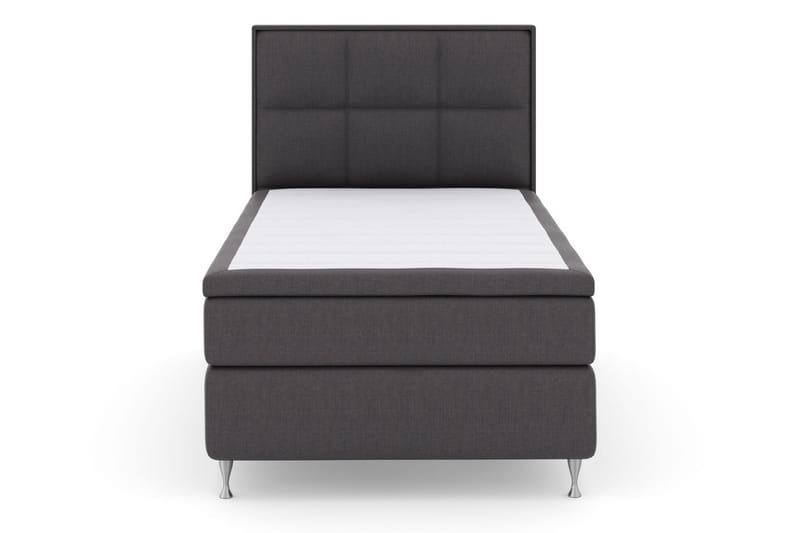 Komplett Sängpaket Choice No 5 120x200 Medium Watergel - Mörkgrå|Silver - Möbler - Säng - Kontinentalsäng
