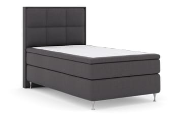 Komplett Sängpaket Choice No 5 120x200 Medium Watergel - Mörkgrå|Silver - Möbler - Säng - Kontinentalsäng