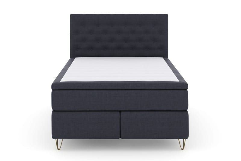Komplett Sängpaket Choice No 5 140x200 Fast Watergel - Blå|Metall V-form - Kontinentalsäng - Komplett sängpaket