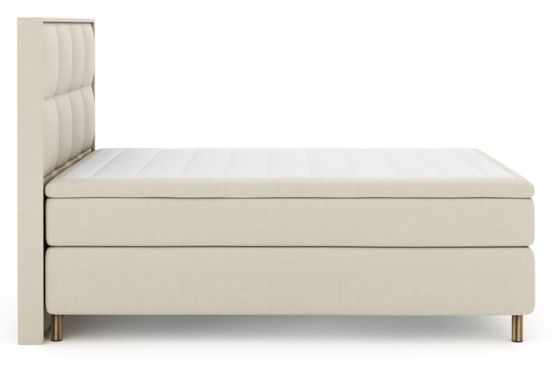 Komplett Sängpaket Choice No 5 140x200 Fast/Medium Latex - Beige|Koppar - Kontinentalsäng - Komplett sängpaket