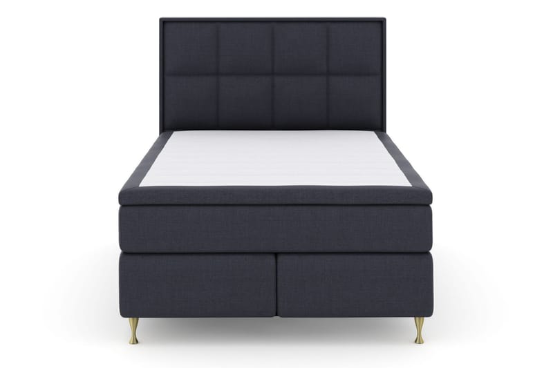 Komplett Sängpaket Choice No 5 140x200 Fast/Medium Latex - Blå|Guld - Kontinentalsäng - Komplett sängpaket