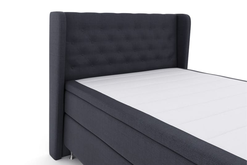 Komplett Sängpaket Choice No 5 140x200 Fast/Medium Latex - Blå|Silver - Kontinentalsäng - Komplett sängpaket