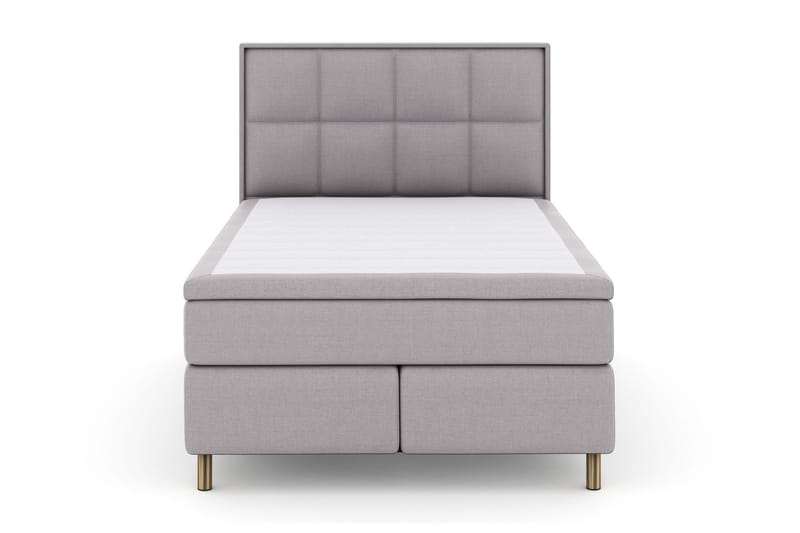 Komplett Sängpaket Choice No 5 140x200 Fast/Medium Latex - Ljusgrå|Koppar - Möbler - Säng - Kontinentalsäng