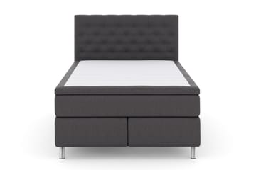Komplett Sängpaket Choice No 5 140x200 Fast/Medium Latex - Mörkgrå|Metall - Möbler - Säng - Kontinentalsäng