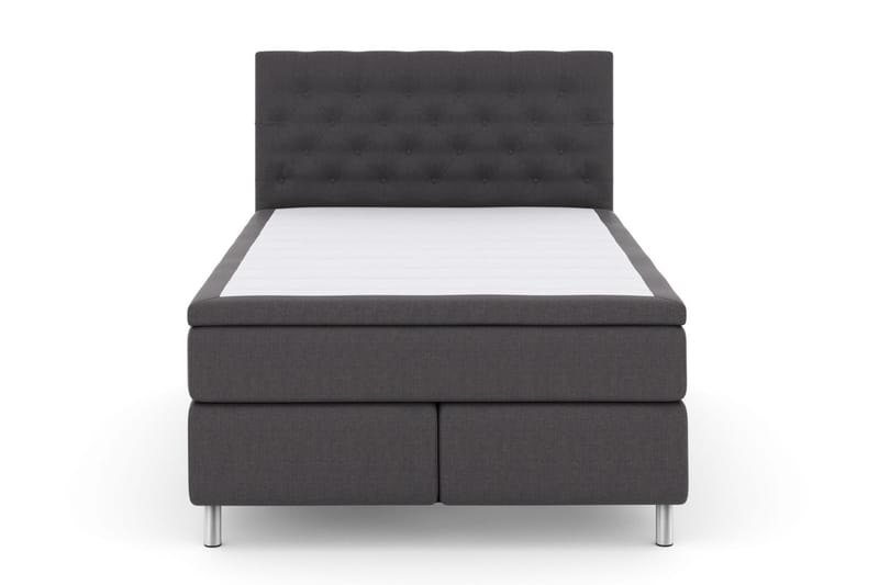 Komplett Sängpaket Choice No 5 140x200 Fast/Medium Latex - Mörkgrå|Metall - Möbler - Säng - Kontinentalsäng