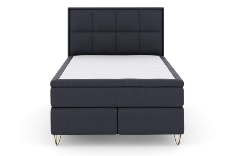 Komplett Sängpaket Choice No 5 140x200 Fast/Medium Watergel - Blå|Metall V-form - Kontinentalsäng - Komplett sängpaket