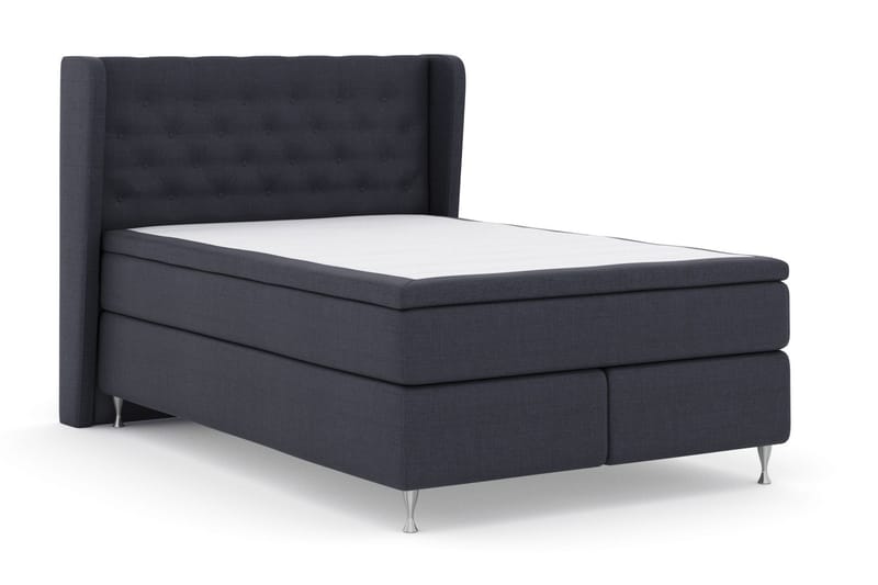 Komplett Sängpaket Choice No 5 140x200 Fast/Medium Watergel - Blå|Silver - Möbler - Säng - Kontinentalsäng