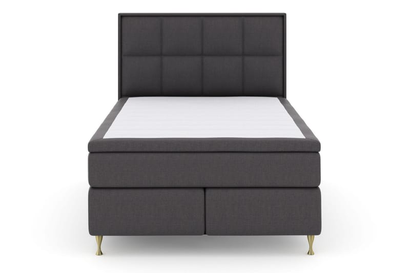 Komplett Sängpaket Choice No 5 140x200 Fast/Medium Watergel - Mörkgrå|Guld - Möbler - Säng - Kontinentalsäng