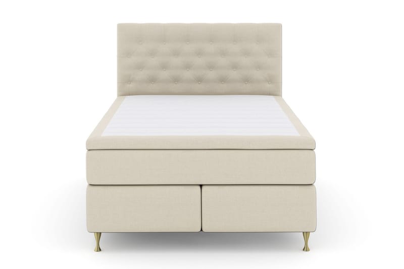 Komplett Sängpaket Choice No 5 140x200 Medium Latex - Beige|Guld - Möbler - Säng - Kontinentalsäng