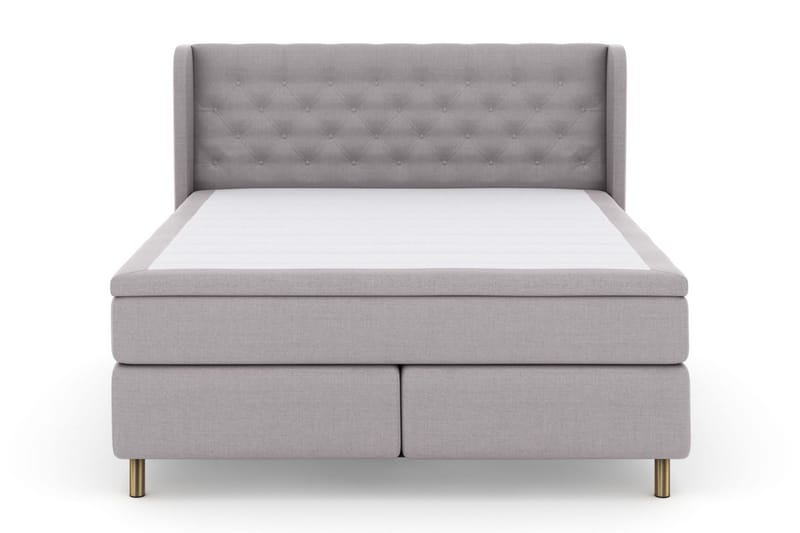 Komplett Sängpaket Choice No 5 160x200 Fast/Medium Watergel - Ljusgrå|Koppar - Möbler - Säng - Kontinentalsäng