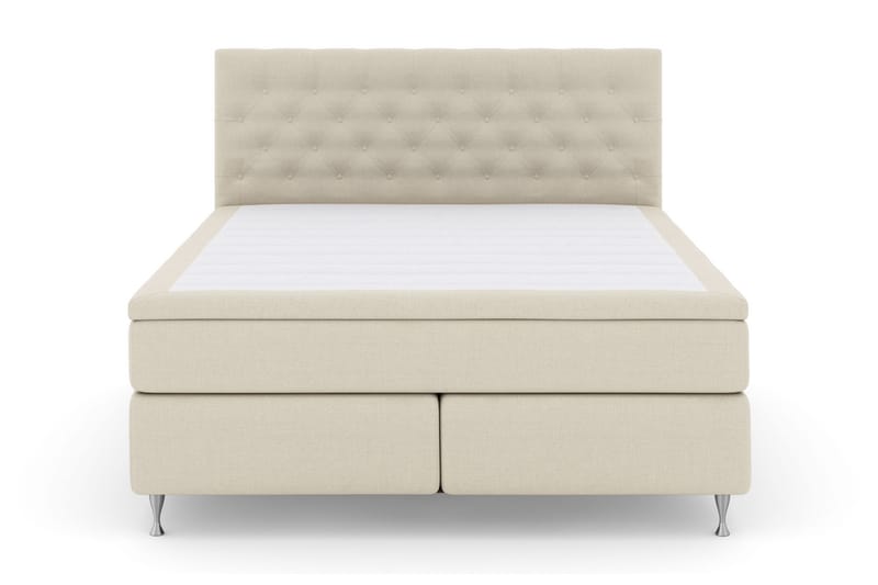 Komplett Sängpaket Choice No 5 180x200 Fast Watergel - Beige|Silver - Kontinentalsäng - Dubbelsäng - Komplett sängpaket