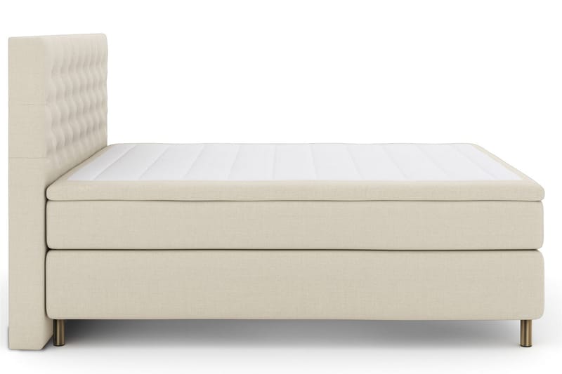 Komplett Sängpaket Choice No 5 180x200 Fast/Medium Watergel - Beige|Koppar - Kontinentalsäng - Dubbelsäng - Komplett sängpaket