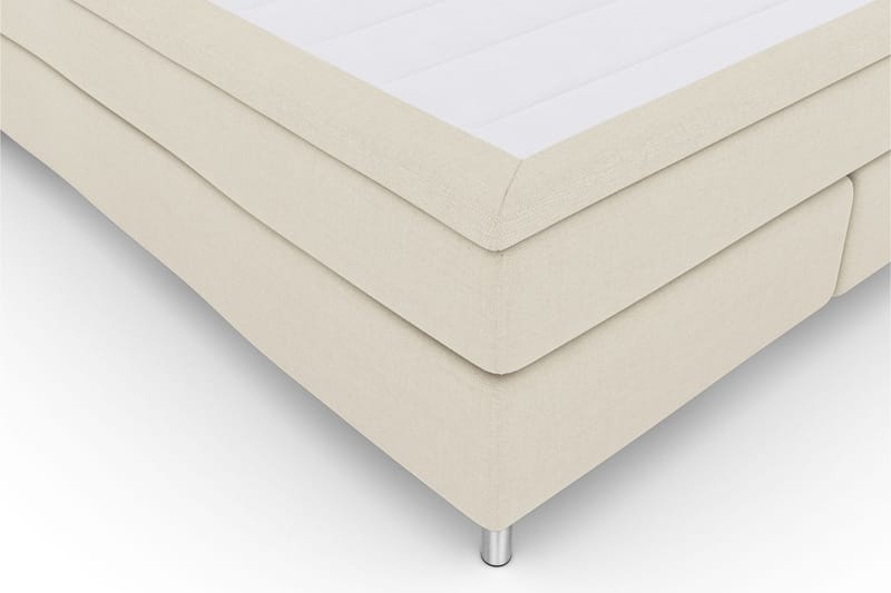 Komplett Sängpaket Choice No 5 180x200 Fast/Medium Watergel - Beige|Metall - Kontinentalsäng - Dubbelsäng - Komplett sängpaket