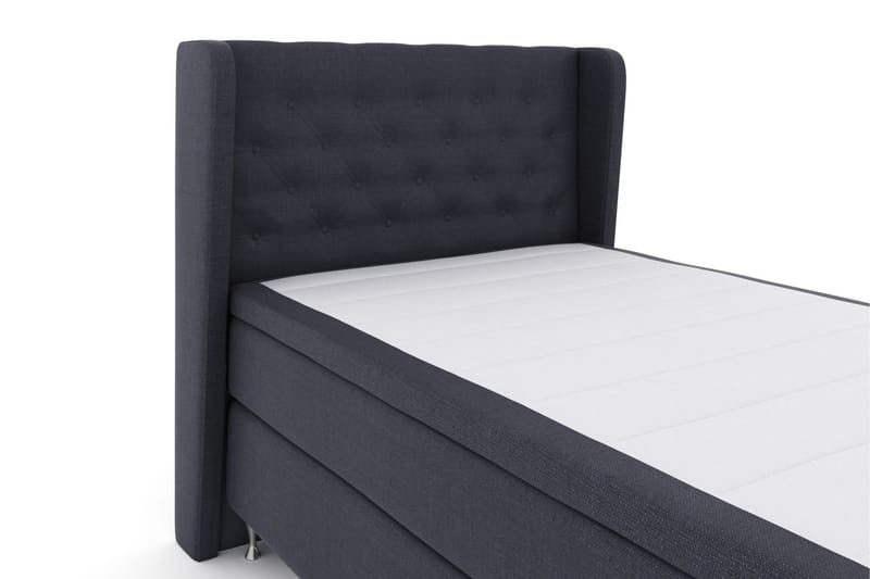 Komplett Sängpaket Choice No 6 120x200 Fast Latex/Memory - Blå|Silver - Kontinentalsäng - Komplett sängpaket
