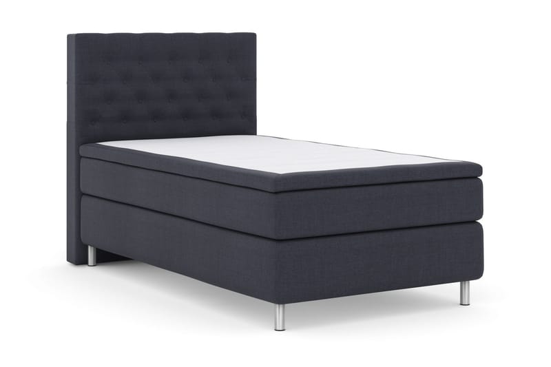 Komplett Sängpaket Choice No 6 120x200 Medium Latex/Memory - Blå|Metall - Kontinentalsäng - Komplett sängpaket