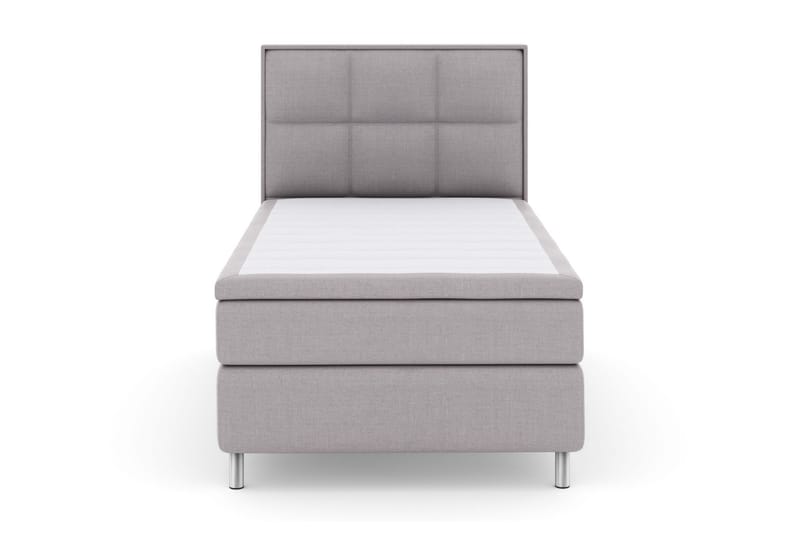 Komplett Sängpaket Choice No 6 120x200 Medium Memory/Pocket - Ljusgrå|Metall - Möbler - Säng - Kontinentalsäng