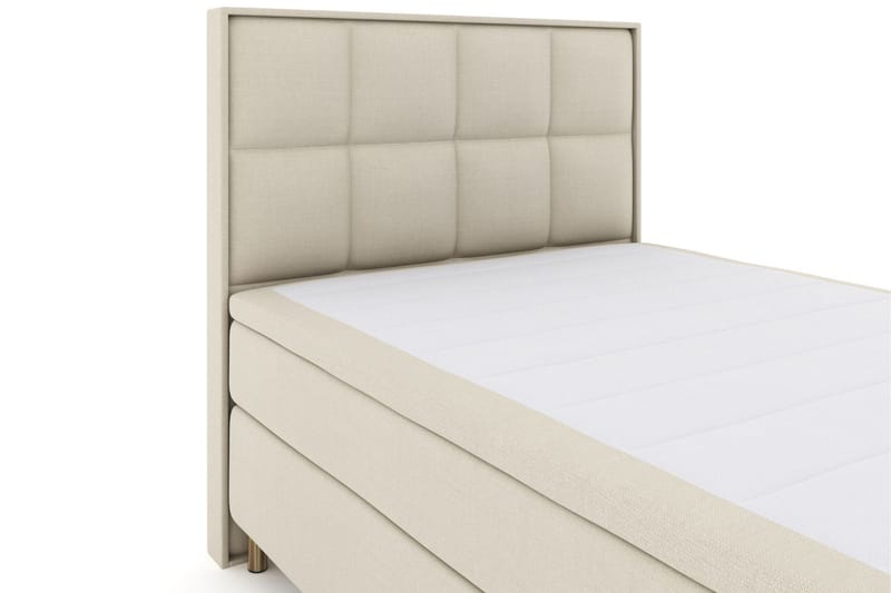 Komplett Sängpaket Choice No 6 140x200 Fast/Medium Watergel - Beige|Koppar - Kontinentalsäng - Komplett sängpaket