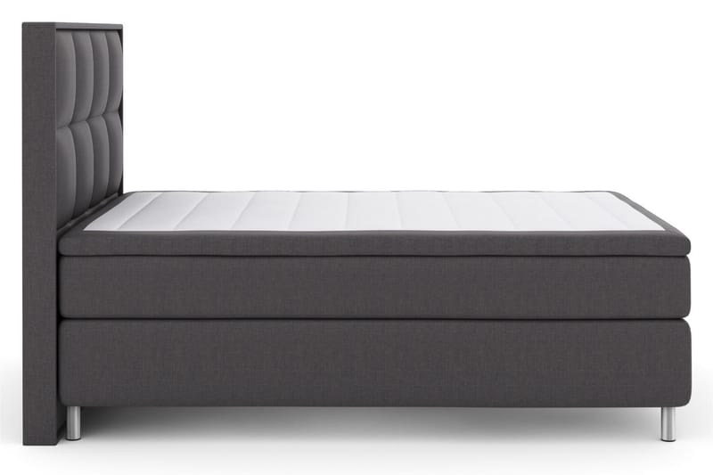 Komplett Sängpaket Choice No 6 140x200 Fast/Medium Watergel - Mörkgrå|Metall - Möbler - Säng - Kontinentalsäng