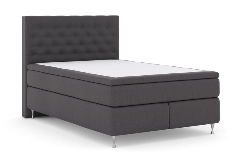 Komplett Sängpaket Choice No 6 140x200 Fast/Medium Watergel - Mörkgrå|Silver - Komplett sängpaket - Kontinentalsäng