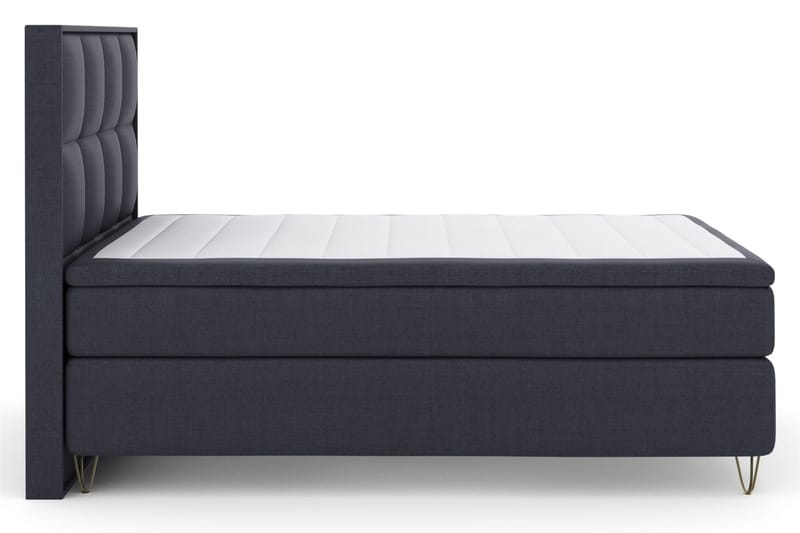 Komplett Sängpaket Choice No 6 140x200 F/M Latex/Memory - Blå|Metall V-form - Möbler - Säng - Kontinentalsäng