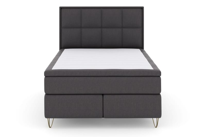 Komplett Sängpaket Choice No 6 140x200 F/M Latex/Memory - Mörkgrå|Metall V-form - Möbler - Säng - Kontinentalsäng