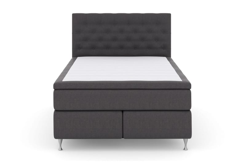 Komplett Sängpaket Choice No 6 140x200 F/M Latex/Memory - Mörkgrå|Silver - Möbler - Säng - Kontinentalsäng