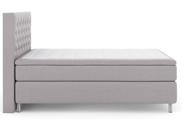Komplett Sängpaket Choice No 6 140x200 F/M Memory/Pocket - Ljusgrå|Metall - Möbler - Säng - Kontinentalsäng