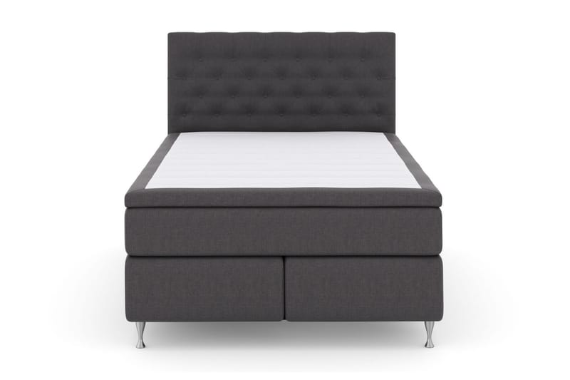 Komplett Sängpaket Choice No 6 140x200 F/M Memory/Pocket - Mörkgrå|Silver - Möbler - Säng - Kontinentalsäng
