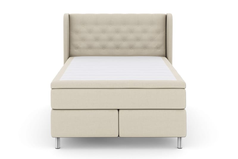 Komplett Sängpaket Choice No 6 160x200 Fast Memory/Pocket - Beige|Metall - Möbler - Säng - Kontinentalsäng