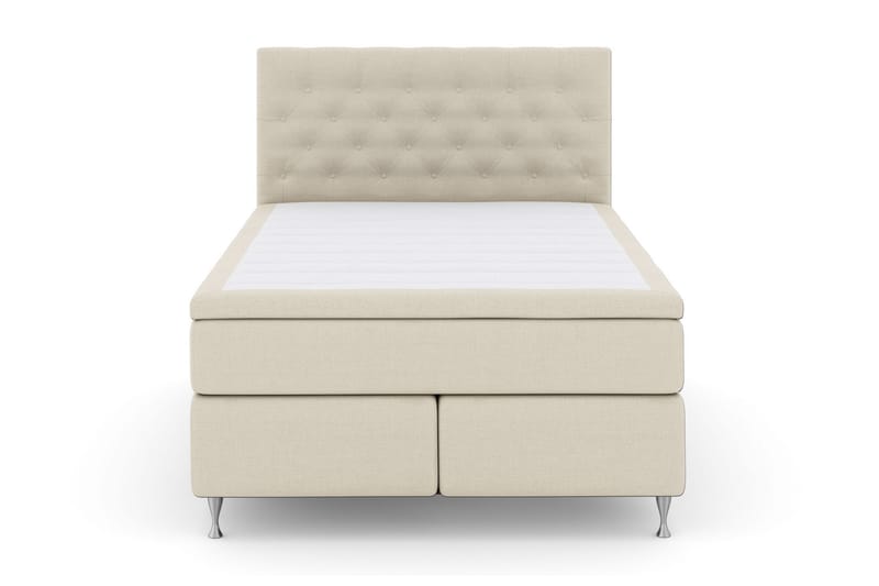 Komplett Sängpaket Choice No 6 160x200 F/M Latex/Memory - Beige|Silver - Möbler - Säng - Kontinentalsäng