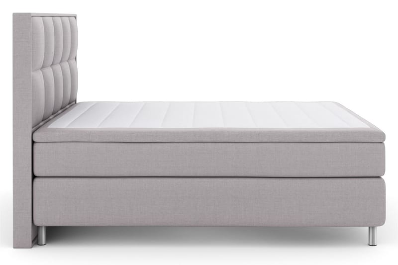 Komplett Sängpaket Choice No 6 180x200 Fast Watergel - Ljusgrå|Metall - Möbler - Säng - Kontinentalsäng