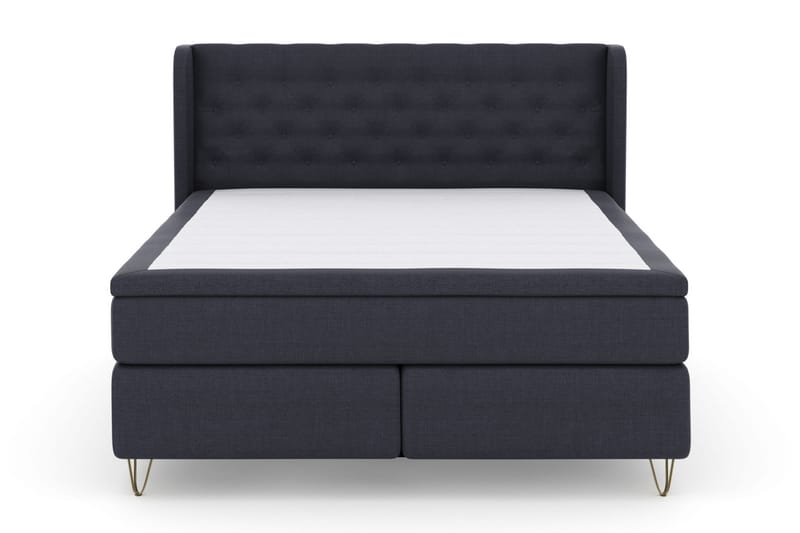 Komplett Sängpaket Choice No 6 210x210 Fast Watergel - Blå|Metall V-form - Möbler - Säng - Kontinentalsäng