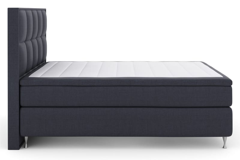 Komplett Sängpaket Choice No 6 210x210 Fast Watergel - Blå|Silver - Kontinentalsäng - Dubbelsäng - Komplett sängpaket