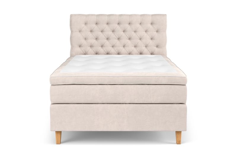 Komplett Sängpaket Estelle 140x200 cm, Beige|Sammet