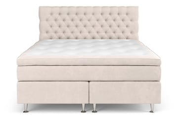 Komplett Sängpaket Estelle 180x200 cm - Beige - Möbler - Säng - Kontinentalsäng