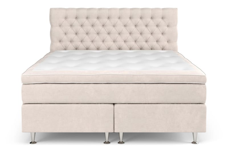 Komplett Sängpaket Estelle 180x200 cm - Beige - Möbler - Säng - Kontinentalsäng