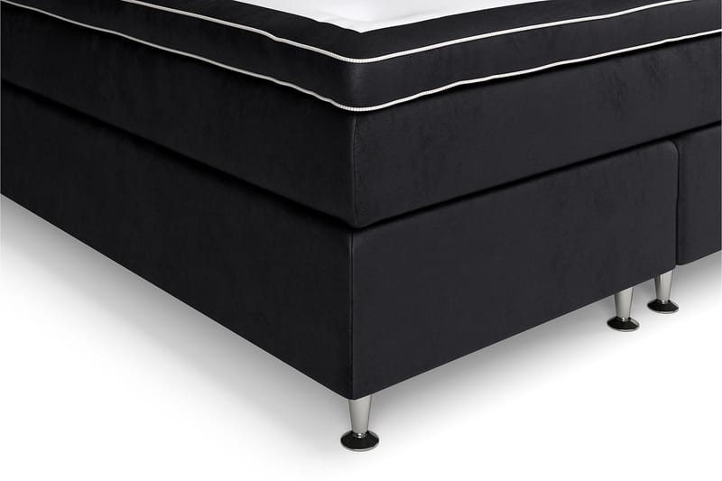 Komplett Sängpaket Estelle 180x200 cm - Svart - Kontinentalsäng - Komplett sängpaket