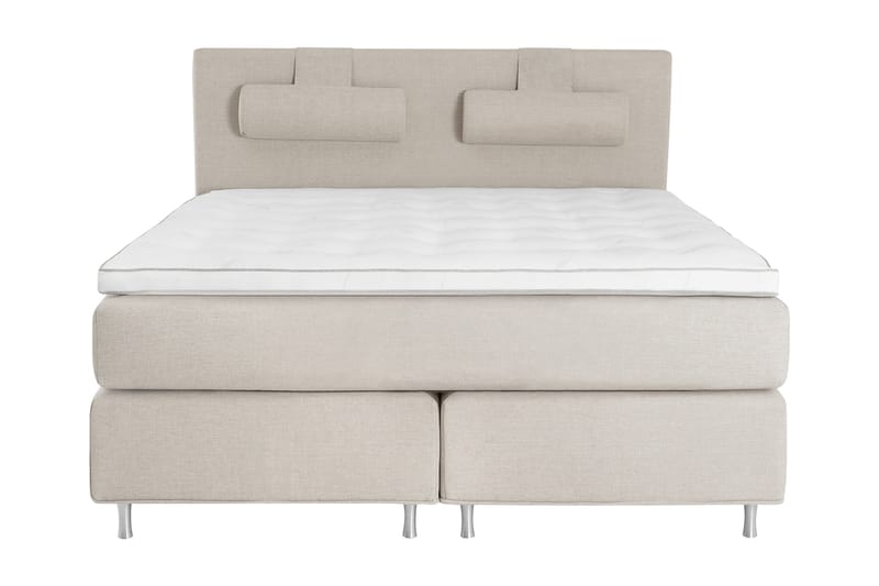 Komplett Sängpaket Ingvar 210x210 Tagel - Beige - Komplett sängpaket - Kontinentalsäng - Dubbelsäng