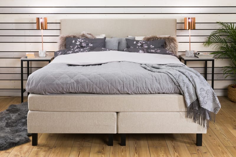 Komplett Sängpaket Juliett 180x200 - Beige - Möbler - Säng - Kontinentalsäng