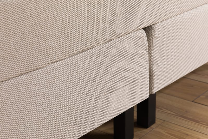 Komplett Sängpaket Juliett 180x200 - Beige - Kontinentalsäng - Dubbelsäng - Komplett sängpaket