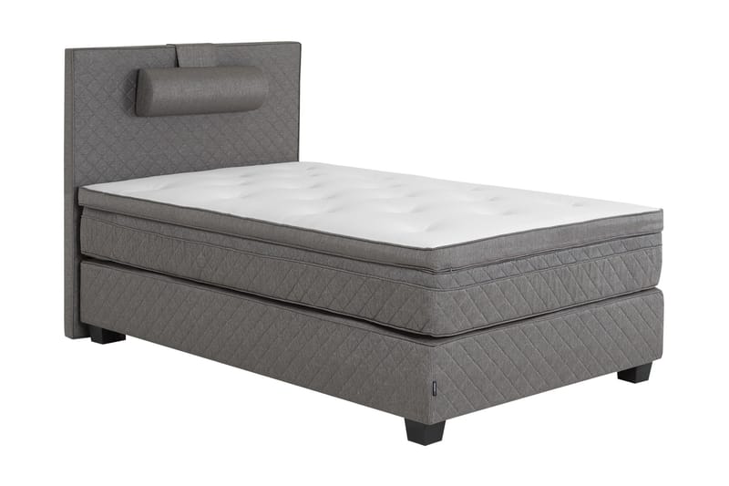 Komplett Sängpaket Kilmer 120x200 cm Grå - Grå - Möbler - Säng - Kontinentalsäng